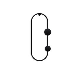 Wallity Cricket Gancho de pared Negro